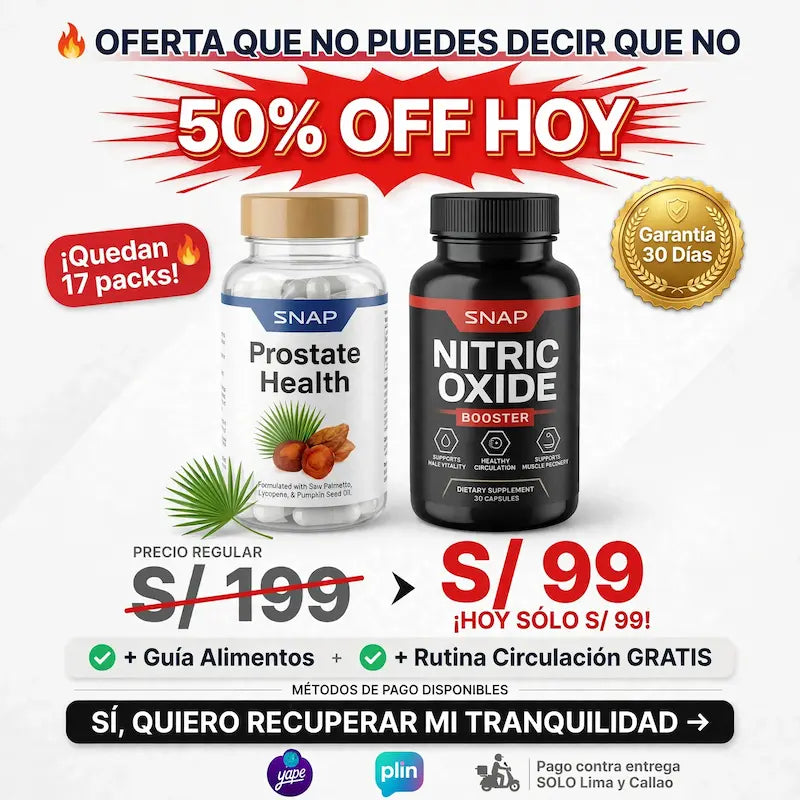 Nitro+Próstata - Cápsulas con Zinc y L-Arginina: para la próstata, la energía y la vitalidad masculina