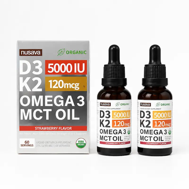 D3 + K2 + Omega 3 MCT OIL