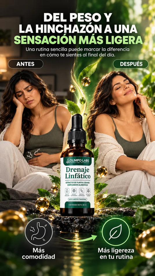Drenaje Linfático Olimpo Labs - Antes y después
