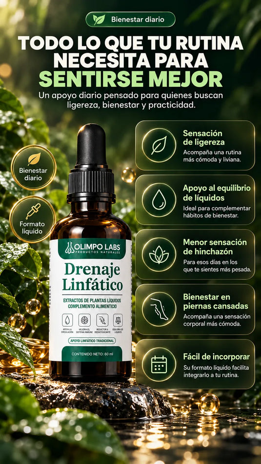 Drenaje Linfático Olimpo Labs - Beneficios