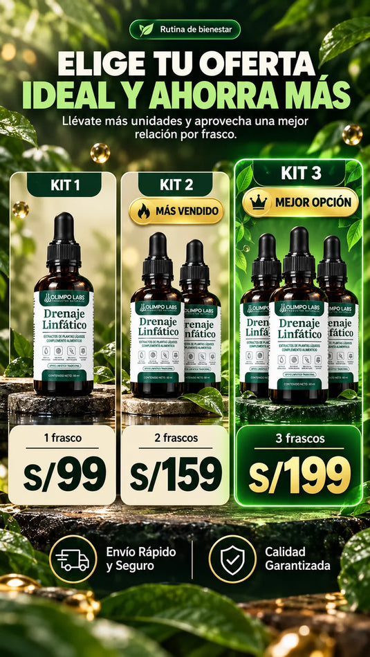 Drenaje Linfático Olimpo Labs - Kits de oferta
