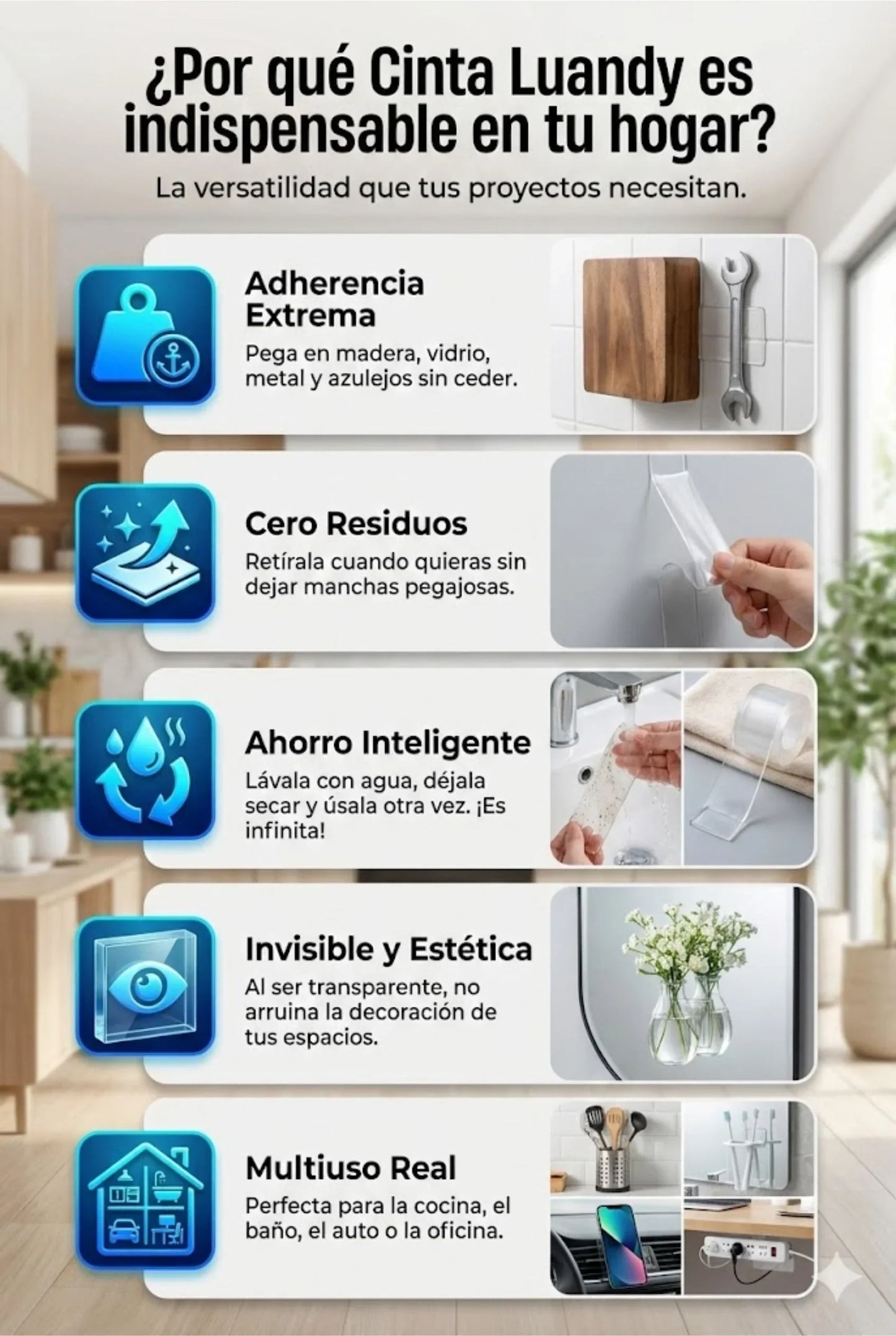 Cinta Doble Contacto