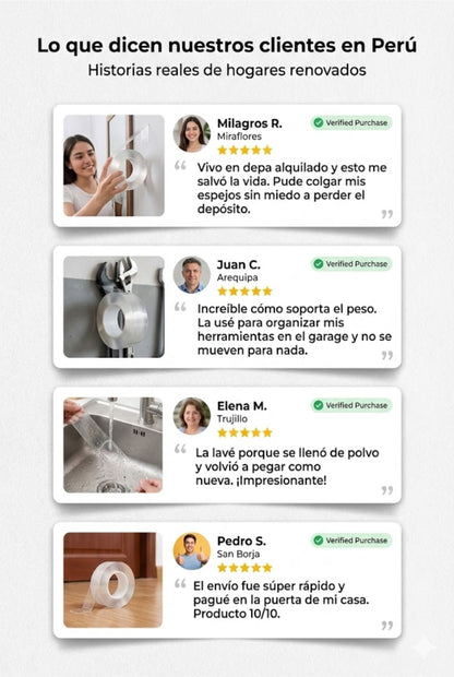 Cinta Doble Contacto