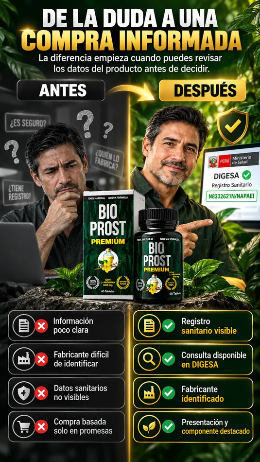 BIO PROST PREMIUM - Antes y después